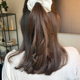 The Ivory Knit Scrunchie