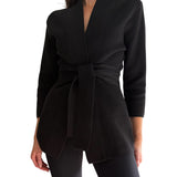 The Black Knit Blazer